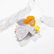 [YlobdolY] Cute Angel Hairclips for Women, High Grade Cartoon Novelty Hair Clips Hair Claw Clips for Ladies Thin Thick Curly Hair, Non-slip Strong Hold Jaw Hair Accessories C