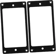 AKOOSY Enhanced Tone Electric Guitar Parts Metal Humbucker Pickup Frames Flat Cover Set