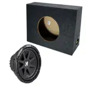 Kicker 10" Loaded 2010 Single 4 Ohm C10 150W With Sub Truck Subwoofer Box New
