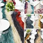 Decor Runner Dining Style Tie-dye Gradient Table Runner for Wedding Party Prom
