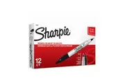 Sharpie Twin Tip PrmMrk Black NP Box of 12 Black 32001B