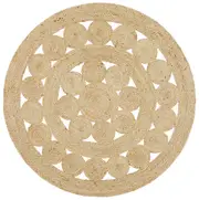 Jute Pilu Round Rug In Natural