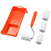 Efficient Foam Paint Roller Kit with Large Quantity of Trays and Liners