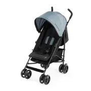 Lightweight Foldable Stroller with Sporty Details, Large Storage Basket