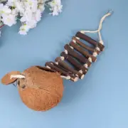 Coconut Shell Bird Nest hamster toy Wooden Parakeet Nesting Box Bird House Husk