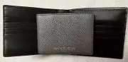 MICHAEL KORS MENS GREYHOUND Billfold Wallet + Passcase MSRP $178.00