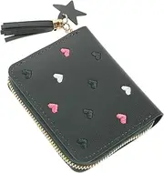 [DEARMAMY] Cards Pack Purse Ladies Short Wallet Pu Cards Bag Id Cash Holder Elegance Utility