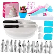94 pcs Cake Decorating Kit with Cake Turntable - Includes 50pcs 16 Inch