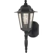 Nuvo Lighting 60/987 Cornerstone Outdoor Wall Light Textured Black
