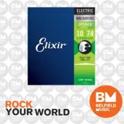 Elixir 19062 Electric Guitar Strings 8-Str Optiweb Coated 10-74 E-OW-8L