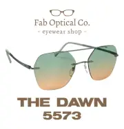 Silhouette The Dawn 5573 OK 5045 Juicy Mint Eyeglasses Rimless Frame