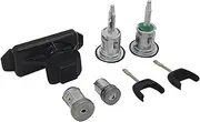 5PCS Complete Lock Set Ignition Switch Front Left Right Door Lock Fuel Barrel Fit for Ford Transit MK7 2006-2014