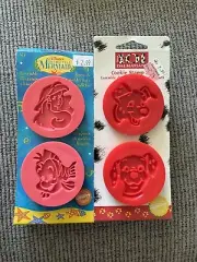 Cookie Stamp Sets DISNEY Little Mermaid Flounder 101 Dalmatians Wilton New