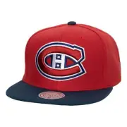 Mens Mitchell & Ness NHL TEAM 2 TONE 2.0 SNAPBACK CANADIENS