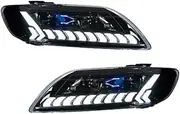 Auto Headlights Assembly Compatible For Audi Q7 2006-2015 LED Car Front Lamps Upgrade Dynamic Flicker Projector Lens Tool Accessories(For 10-15 User)