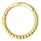 Helix Earring Hoop 14K Solid Gold Daith Tragus Helix Cartilage Earring 16G Se...