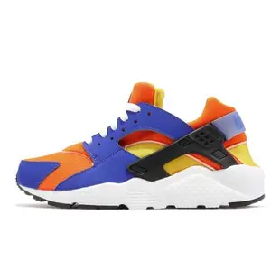 Nike 休閒鞋 Huarache Run GS 童鞋 大童 女鞋 藍 橘 黃 撞色 經典 武士鞋 654275-421 [ACS 跨運動]