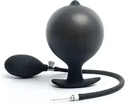 Inflatable Anal Plug Silicone Use When Going Out G46 (black)