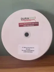 2" white hook and loop sew on tape 25 Yard