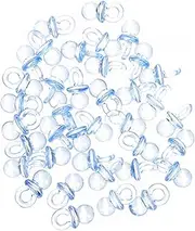 Toddmomy 100Pcs Mini Pacifiers for Showers Pacifier Ornaments Lightweight Miniature Party Favors for Celebrations and Present Bags