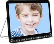 16.9" Car DVD Player with Headrest Mount, Portable DVD Player for Car 14.1" Large HD Screen, Support 720P Video MP4, RMVB Formats, Support All Region Disc, USB/SD Card 500G, High Volume Speake
