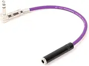 ROBAUN 6.35mm Male to Female Extension Cord Cable Right Angle Stereo 6.35 Male Female Adapter Line Wire Connector 1/4" Cable(Purple,15m)