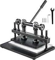 VEVOR Leather Cutting Machine 360x220mm Manual Die Cutter Heavy Duty Leather Embossing Machine Hand Press Mold Mould Leather Die Cut Leather Craft Cutting Machine for Various Materials