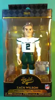 2022 NEW YORK JETS Brand New & Sealed 5" Zach Wilson Funko Gold Vinyl Figure