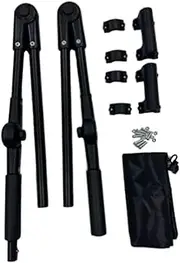 B Baosity Folding Wagon Push Handle, Wagon Handle, Portable Foldable Push Pull Bar Attachment for Wagon Carts Beach Carts