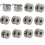 2 Pieces Metal Bobbin Case and 10 Pieces Singer Sewing Machine Bobbins Compat...