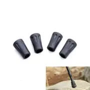 Walking Stick Tips Rubber 4pcs Trekking Pole Tips ReplacementRubber Feet For Hik