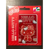 在飛比找蝦皮購物優惠-HELLO KITTY 50TH悠遊卡-clear red