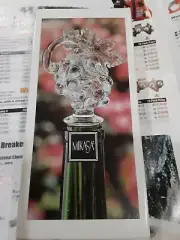 Mikasa Crystal Bottle Stopper Fruit Collection New in Box