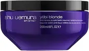 Shu Uemura, Anti-Brass Purple Hair Mask Yubi Blonde, Bleached/Highlighted Blonde Hair, Enriched with White Peony & High-Tech Cool Pigment, Anti-Brass & Strength, 200ml