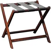 Guest Room Luggage Rack, Folding Suitcase Stand Rubber Wood Foldable Floor Rack, Hotel Room Luggage Rack (Color : B, Size : 65x60x60cm) (A 65x60x60cm) (A 65x60x60cm) (B 55x43x55cm)