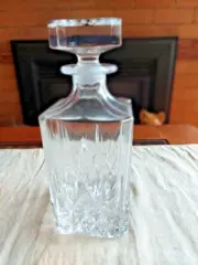 VTG RCR ROYAL CRYSTAL ROCK ITALY "OPERA" 24% PbO CRYSTAL DECANTER WITH STOPPER