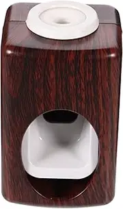 AUTSUPPL Automatic Toothpaste Squeezing Tool Toothpaste Toothbrushes Tooth Brush Toothbrush Sticky Toothpaste Dispenser Toothpaste Holder Sticky Toothbrush Squeezer Plastic Brown