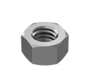 (100)ct. McMaster Hex Nuts - 3/8”-16 - Zinc Plated Steel