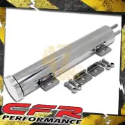 11" X 2" Stainless Steel Radiator Overflow Tank - For Chevy Ford