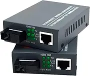 Single Mode Fiber Optic Converter, Single Mode 2 Gigabit Media Converter, LC Transceiver Module, Fiber Media Converter, High-Performance Networking Solution