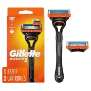 Gillette Fusion5 ProShield, Razor Handle & 2 Blade Refills 047400658899VL