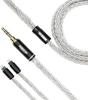 NOBUNAGA Labs Vision Vesta-Omega NLV-VST-OMG 3.5mm 3-Pole Stereo Mini Plug Custom IEM2pin Re-Cable 16-Core Palladium Plated