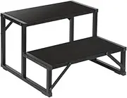 ATATQH RV Steps, 2-Step Folding Stool for Campers Trailers Stool Pool, Anti-Slip Portable Stairs, Heavy Duty Outdoor Use Easy Install Outdoor Stairs