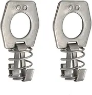 [SUIOPPYUW] 2 Pieces RV Caravans Water Door Lock Stainless Steel Maintenance Inlet Hatch Locks Spare Parts Repairing Accessory