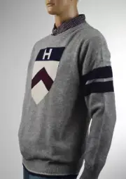 Tommy Hilfiger Gray Lambs Wool Crewneck Sweater-XLarge- NWT