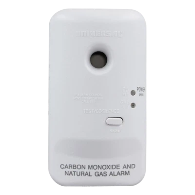 USI MCN400B Plug-In 2-in-1 Carbon Monoxide and Natural Gas Smart Alarm with batt