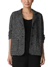 Eileen Fisher Two Tone Terry Jacket
