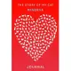 The Story Of My Cat Minerva: Cute Red Heart Shaped Personalized Cat Name Journal - 6
