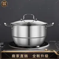 在飛比找蝦皮購物優惠-【品質生活館】不鏽鋼湯鍋 復底鍋 料理鍋 高湯鍋 蒸鍋 滷鍋