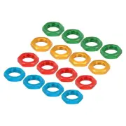 16PCS Aluminum 17mm Wheel Nut Thread 1.0mm for 1/8 RC Red/Gold/Blue/Green